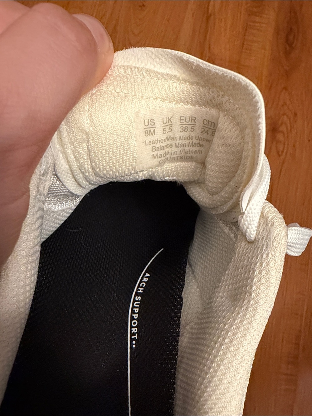 Ryka Courtside Arch Support Women’s White Leather Sneakers, size 8 - Picture 9 of 10